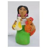 Woman With Chickens Woman With Chickens
