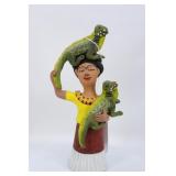 Woman With Iguanas Woman With Iguanas