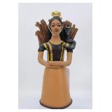 Woman With Monkey And Wood Bundle Woman With Monkey And Wood Bundle