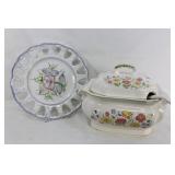 Tureen And Plate Tureen And Plate