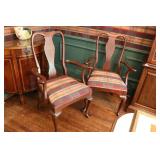 Two Queen Anne Armchairs