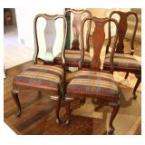 Four Queen Anne Dining Chairs