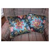 Two Satin Cushions
