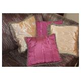 Four Satin Pillows