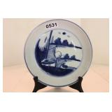 Blue And White Plate