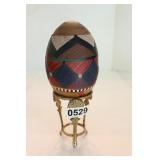 Wooden Egg Sculpture