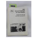 Leica 1961 Dealer Catalogue Leica 1961 Dealer Catalogue