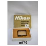Nikon Focusing Screen Nikon Focusing Screen