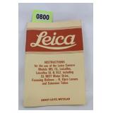 Leica Camera Book Leica Camera Book