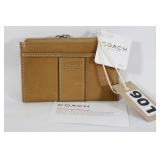 Coach Card Case New With Tags