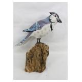 Hand Carved Blue Jay