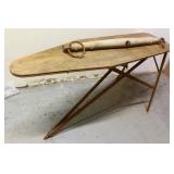Antique Ironing Board And Singletree