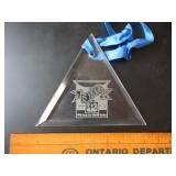 Indy Car Crystal Ornament