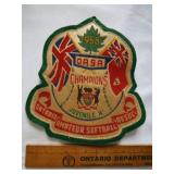 Vintage 1958 Softball Champions Patch
