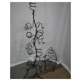 Wrought Iron Wine Tree