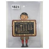 Antique 1935 Automobilia Calendar