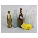 Coke Bottle And Bank