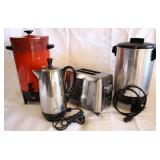 Perculators And Toaster