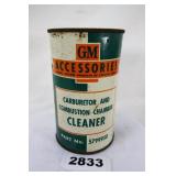 GM Carburetor Cleaner Tin Can
