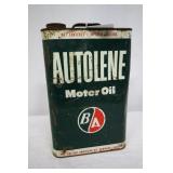 Vintage Autolene Motor Oil Can
