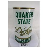 Quaker State Motor Oil Tin Can