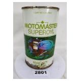 Motomaster Motor Oil Tin Can