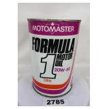 Motomaster Motor Oil Tin Can