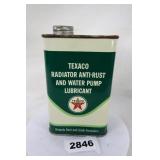 Texaco Radiator Anti-Rust Tin Can