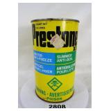 Prestone Antifreeze Tin Can