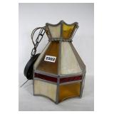 Slag Glass Pendant Lamp