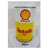 Shell Motor Oil Tin Can