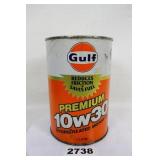 Gulf Motor Oil Can