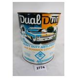 Dual Duty Antifreeze Gallon Tin Can