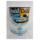 Dual Duty Antifreeze Gallon Tin Can