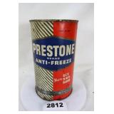 Prestone Antifreeze Tin Can