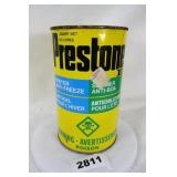 Prestone Antifreeze Tin Can