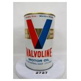 Valvoline Motor Oil Can