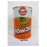 Gulf Motor Oil Can