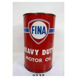 Fina Motor Oil Can