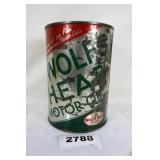 Wolf's Head Motor Oil Tin Can