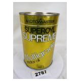 Motomaster Motor Oil Tin Can