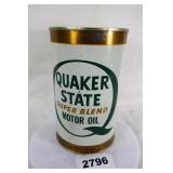 Quaker State Motor Oil Tin Can
