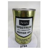 Sears Motor Oil Tin Can