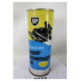 BP Snowmobile Oil Tin Can