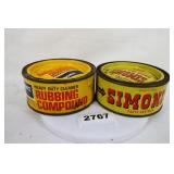 Simonize Cleaner & Wax Tins