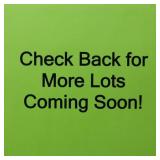 Check Back for More Lots Coming Soon!