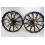 Antique Wooden Spoke Wheels