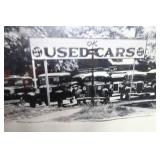 Vintage Used Car Lot Print