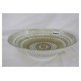 Embossed Glass Fruit Bowl