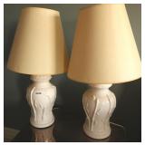 White Ceramic Lamps